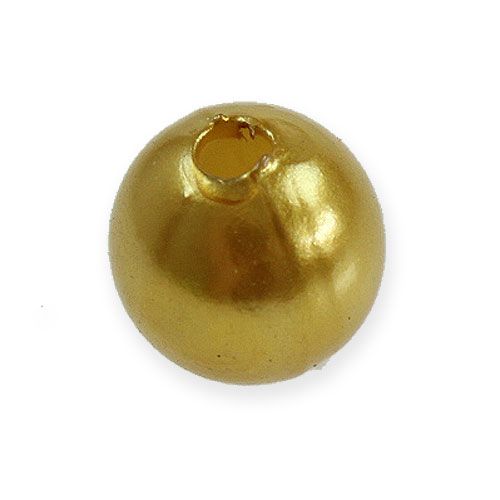 Artikel Dekorative perler Ø10mm guld 115 stk