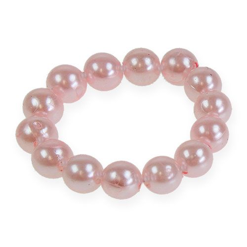 Deco perler Ø10mm pink 115p