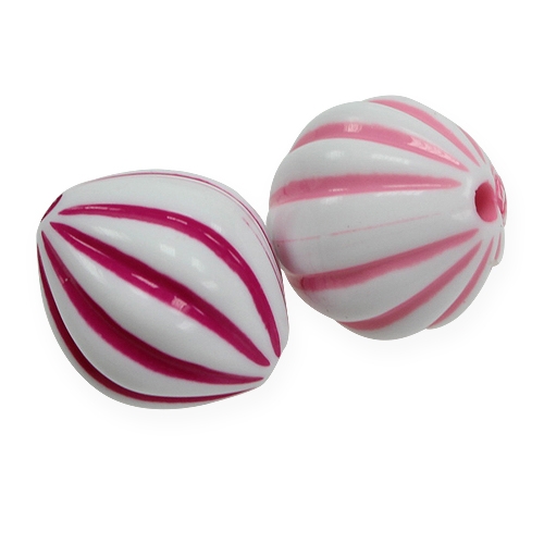 Floristik24 Spredt perle 2-farvet Ø1,3cm 300p