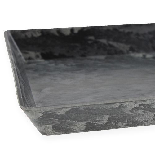 Artikel Dekorativ bakke antracit 27 cm x 12 cm