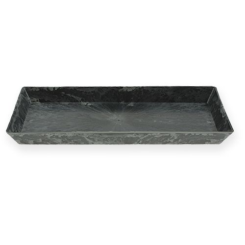 Artikel Dekorativ bakke antracit 27 cm x 12 cm