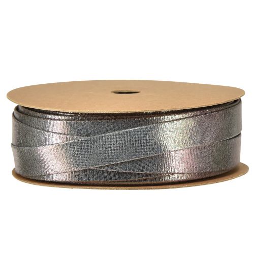 Artikel Dekorativt smykkebånd sølv metallic look smykkebånd 15mm 15m