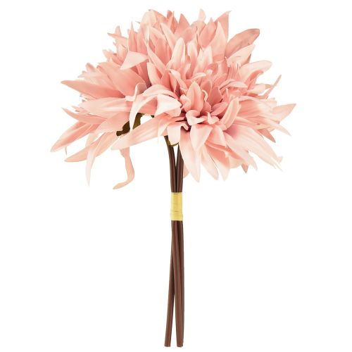 Artikel Dekorative blomster dahlia kunstig pink blomst Ø15cm L28cm 3 stk.