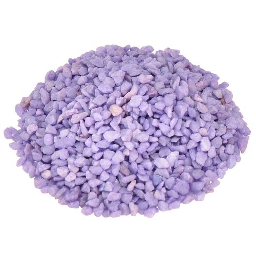 Floristik24 Dekorative granulat lilla dekorative sten lilla 2mm - 3mm 2kg