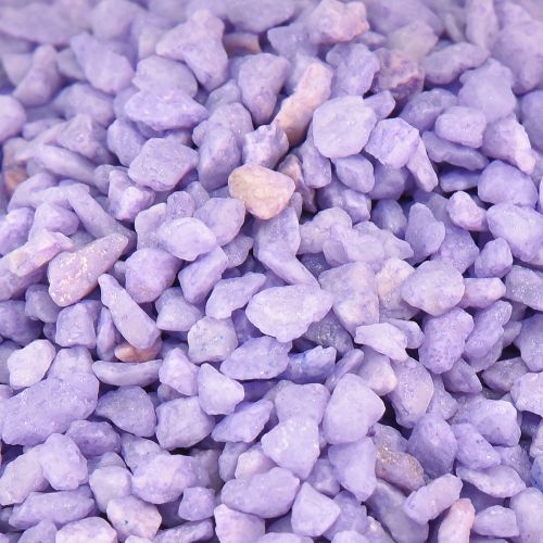 Floristik24 Dekorative granulat lilla dekorative sten lilla 2mm - 3mm 2kg