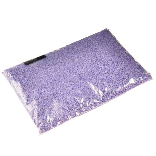 Floristik24 Dekorative granulat lilla dekorative sten lilla 2mm - 3mm 2kg