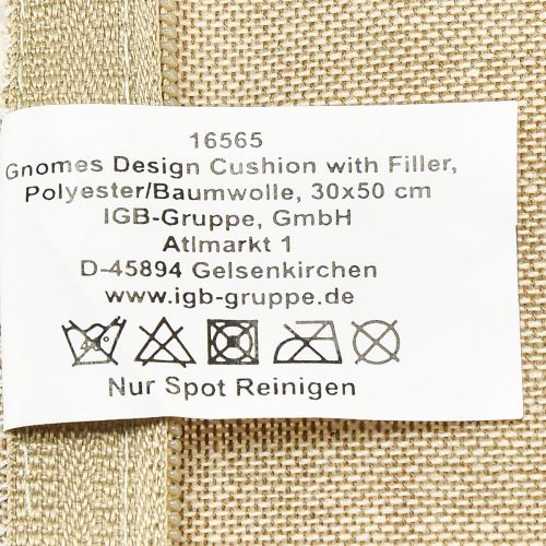 Artikel Pyntepude med nisser pyntepude grøn beige 50×30cm