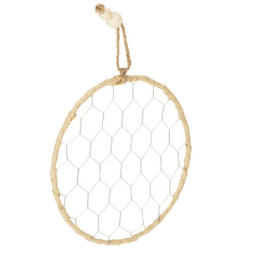 Floristik24 Dekorative metalbast ophængningsringe, Ø20 cm, 4 stk., boho vægdekoration, vinduesdekoration