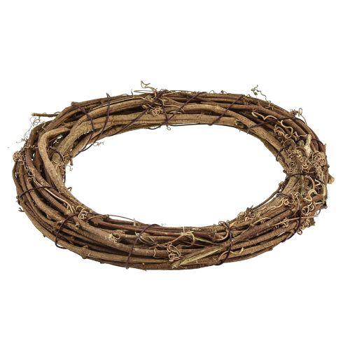 Artikel Dekorativ vinrankrans naturdørkrans efterår Ø20cm 4stk