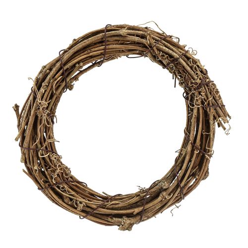 Floristik24 Dekorativ ring mini vinrankrans natur Ø15cm 6 stk