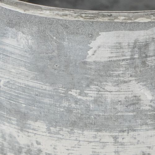 Artikel Dekorativ metalskål, oval, grå, L22,5/19,5/16 cm, sæt med 3 stk.