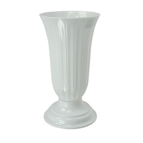 Floristik24 Vase Lilia hvid Ø16 - 28cm gulvvase 1stk