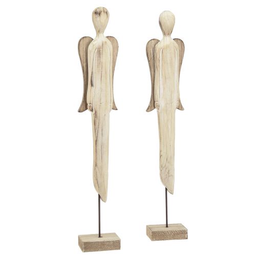 Floristik24 Engel træfigur jule hvidvasket H46cm 2 stk