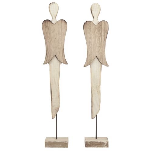 Floristik24 Engel træfigur jule hvidvasket H46cm 2 stk