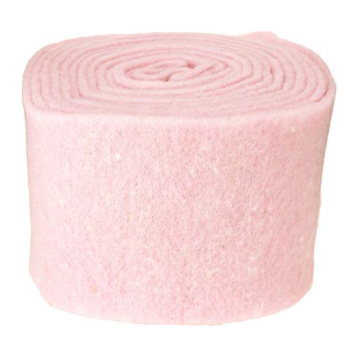 Artikel Filtbånd pink pottebånd uld bånd uldfilt B15cm L5m