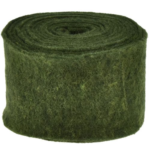 Artikel Filt bånd uld bånd håndværk filt filt rulle mørkegrøn 15cm 5m