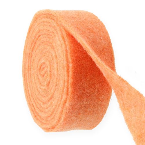 Filtbånd orange 7,5cm 5m