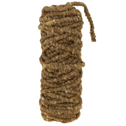Floristik24 Filtsnor fleece Mirabell 25m brun