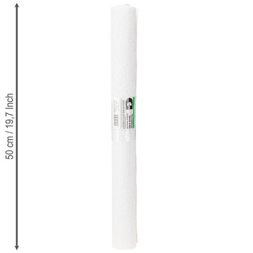 Artikel Blomsterhandler crepepapir hvidt 50x250cm