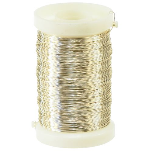 Floristik24 Blomsterhandler tråd myrtråd champagne 0,30mm 100g 3 stk