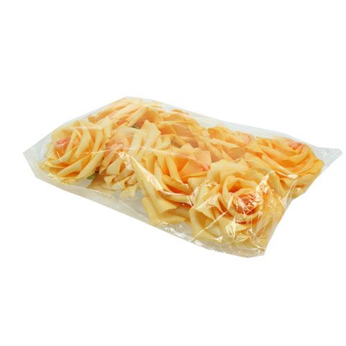 Floristik24 Skum rosa gul Ø10cm 8 stk