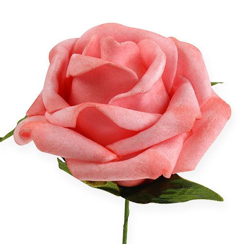 Floristik24 Skumrosa Ø 6cm pink 27p
