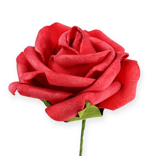 Artikel Skumrose Ø6cm rød 27 stk