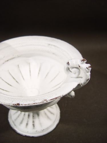 Floristik24 Cup m. Håndtag Ø 16cm H12.5cm hvid