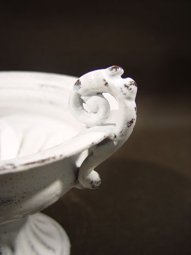 Floristik24 Cup m. Håndtag Ø 16cm H12.5cm hvid