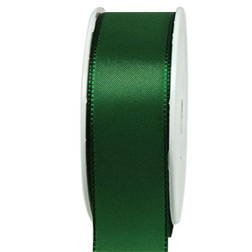 Floristik24 Gave- og dekorationsbånd 40mm x 50m mørkegrøn