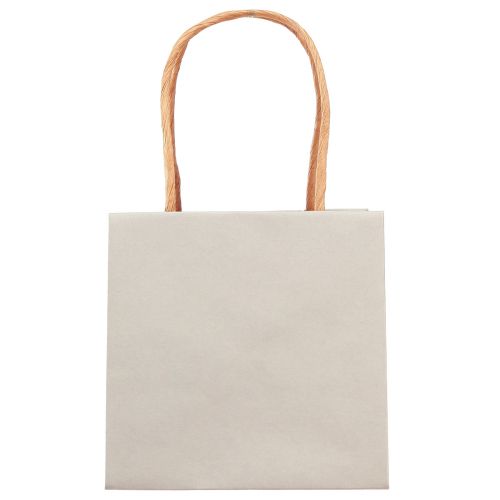 Artikel Gavepose med hanke gavepose grå 12×12cm 8 stk
