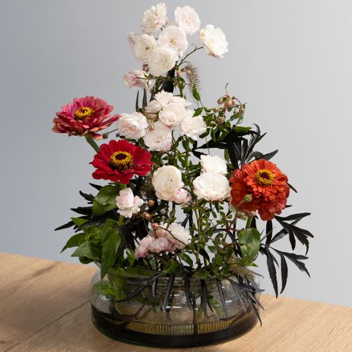 Artikel Glasskål flydende skål dekorativ skål glas Ø24cm H10cm