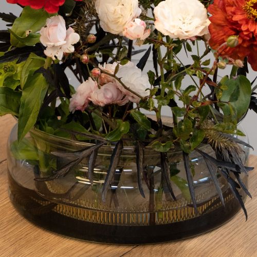 Artikel Glasskål flydende skål dekorativ skål glas Ø24cm H10cm