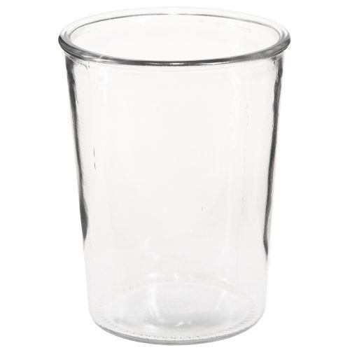 Artikel Glasvase konisk dekorativ vase gennemsigtig Ø12cm H15,5cm 2stk