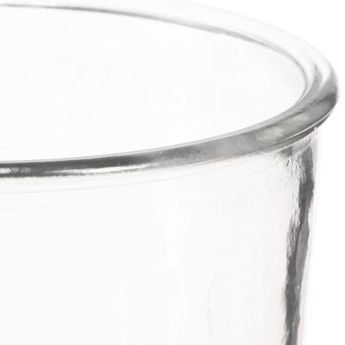 Artikel Glasvase konisk dekorativ vase gennemsigtig Ø12cm H15,5cm 2stk