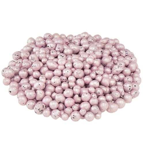 Floristik24 Strålende dekorative perler 4mm - 8mm lergranulat pink 1l