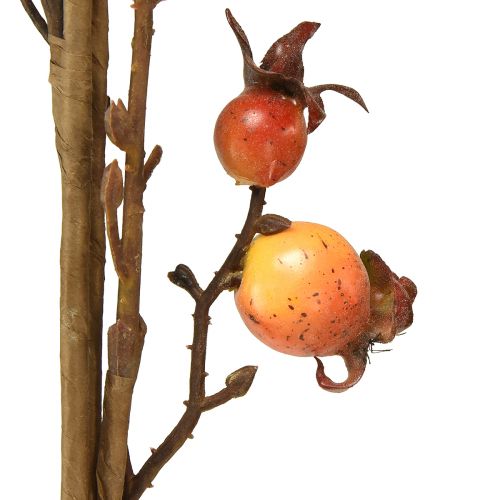 Floristik24 Hybengren gul/orange kunstgren hybendekoration L95cm