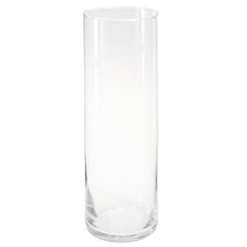 Floristik24 Høj glasvase konisk blomstervase glas 30cm Ø10,5cm