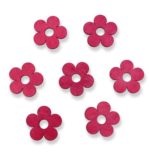 Træblomster Ø4cm pink 72 stk | Floristik24.dk