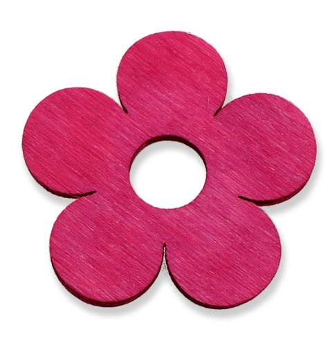Træblomster Ø4cm pink 72 stk | Floristik24.dk
