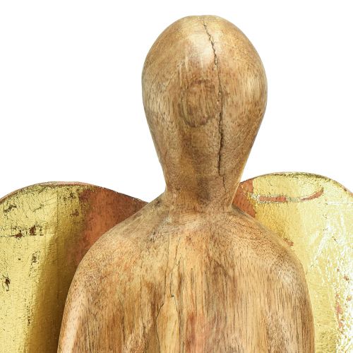 Floristik24 Træ engel træfigur engle dekoration naturguld 17×9×60cm