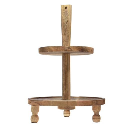 Artikel 2-lags trækageholder mangotræ Ø35cm/Ø24cm H51,5cm