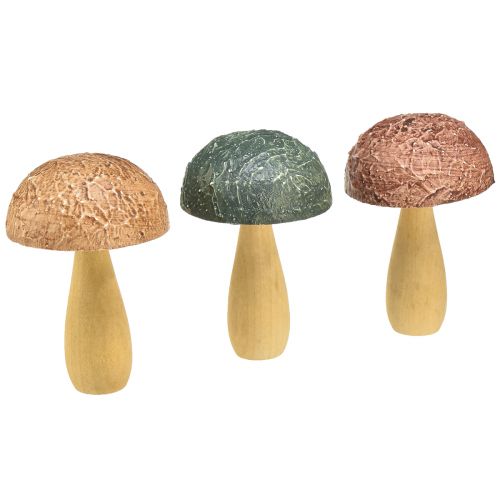 Artikel Træsvampe dekorative svampe efterårsdekoration træ assorteret 11×7,5cm 3 stk.