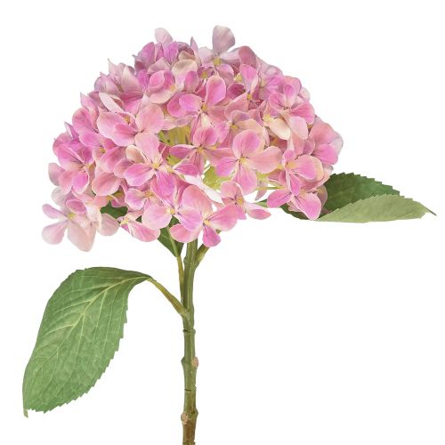 Floristik24 Hortensia kunstig pink kunstig blomst pink Ø15,5cm 45cm
