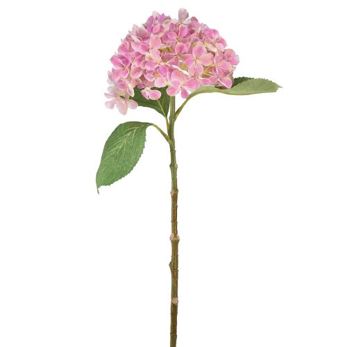 Floristik24 Hortensia kunstig pink kunstig blomst pink Ø15,5cm 45cm