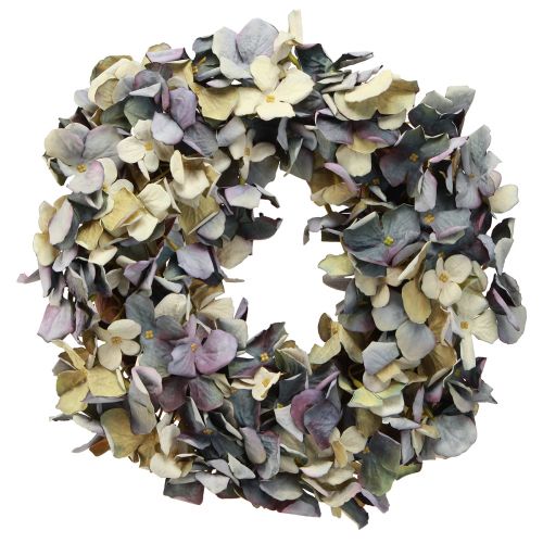 Artikel Hortensia krans dekorativ krans kunstige blomster blå Ø30cm