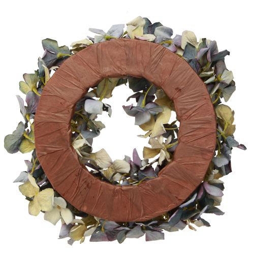 Artikel Hortensia krans dekorativ krans kunstige blomster blå Ø30cm