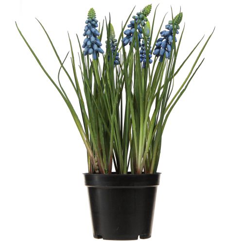 Artikel Kunstige hyacinter i blå potte 24cm