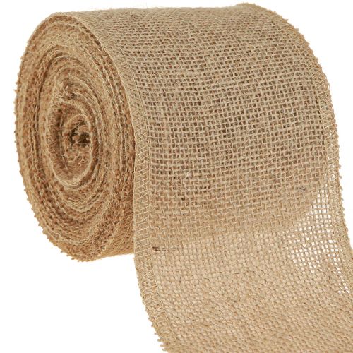 Floristik24 Jutebånd naturlig bordløber rustikt jutepottebånd 10cm 9m