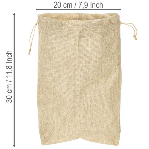 Jutepose 20×10 cm H30 cm Gavepose | Floristik24.dk